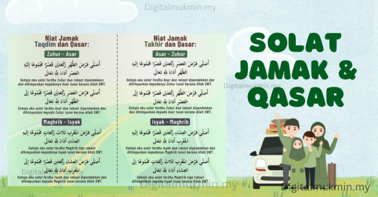 JAKIM - Cara Solat Jamak Dan Qasar RINGKAS - Digital Mukmin