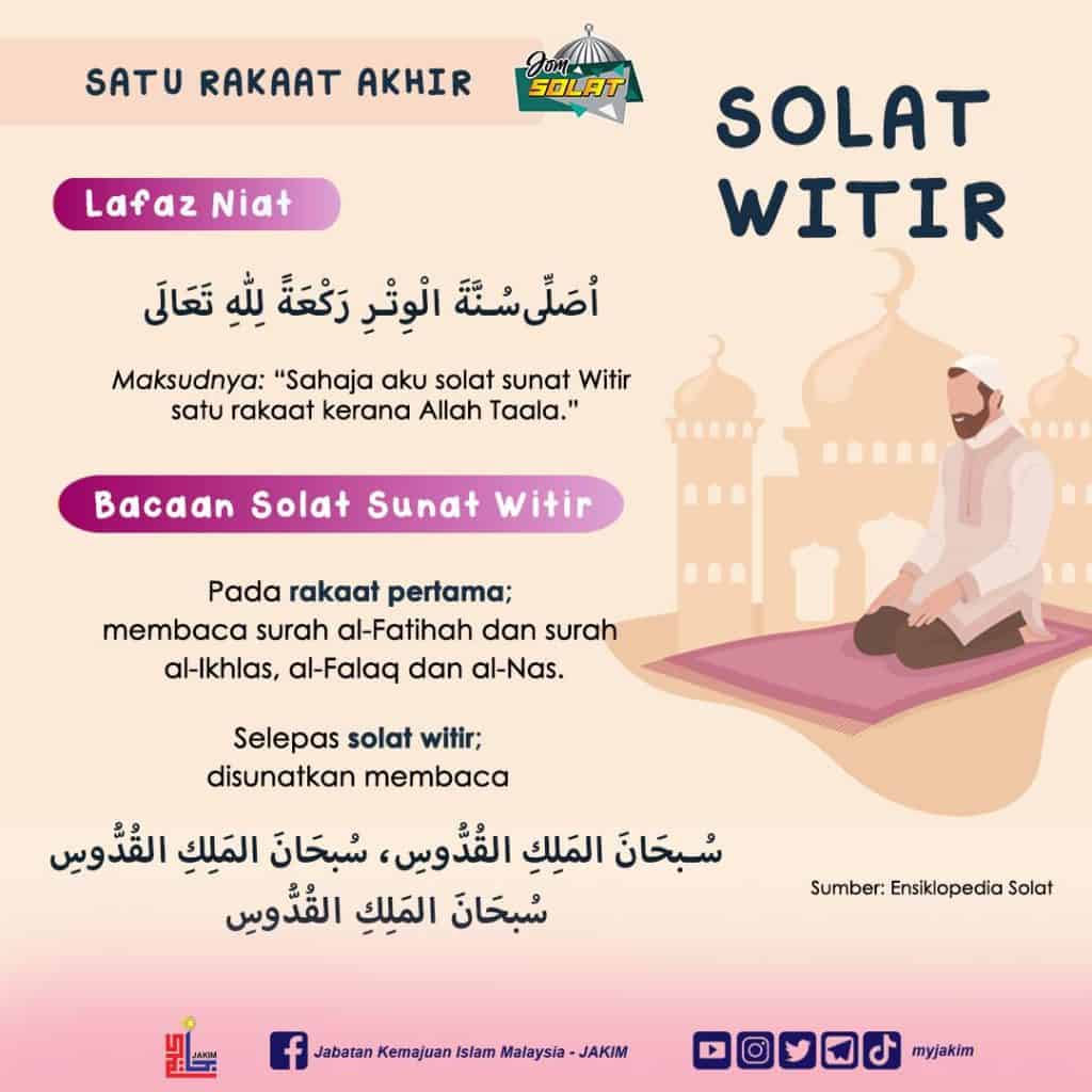 cara-solat-witir-jakim